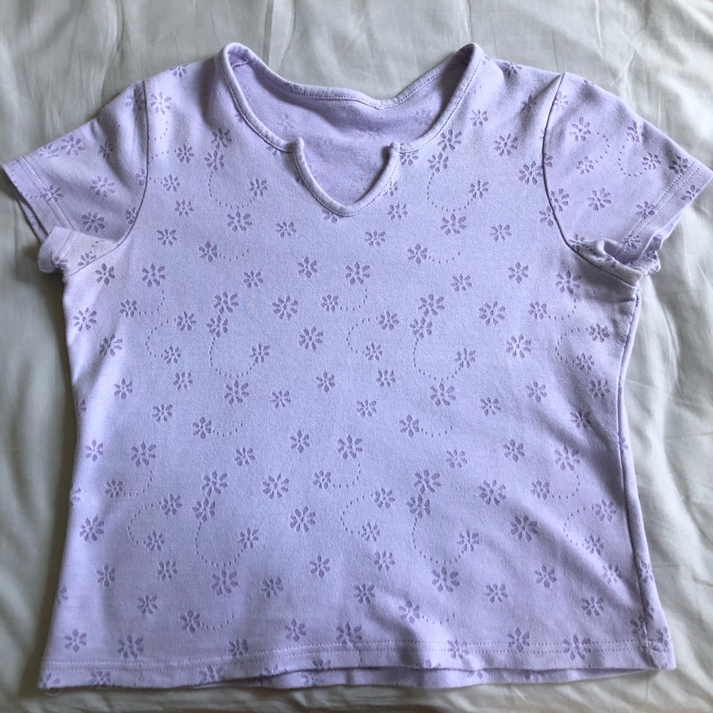 Lilac Floral T-Shirt